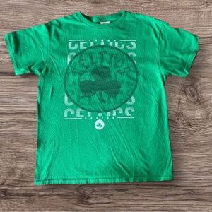 BOSTON CELTICS BOYS GIRLS GREEN TSHIRT TEE TOP SHIRT YOUTH SIZE M